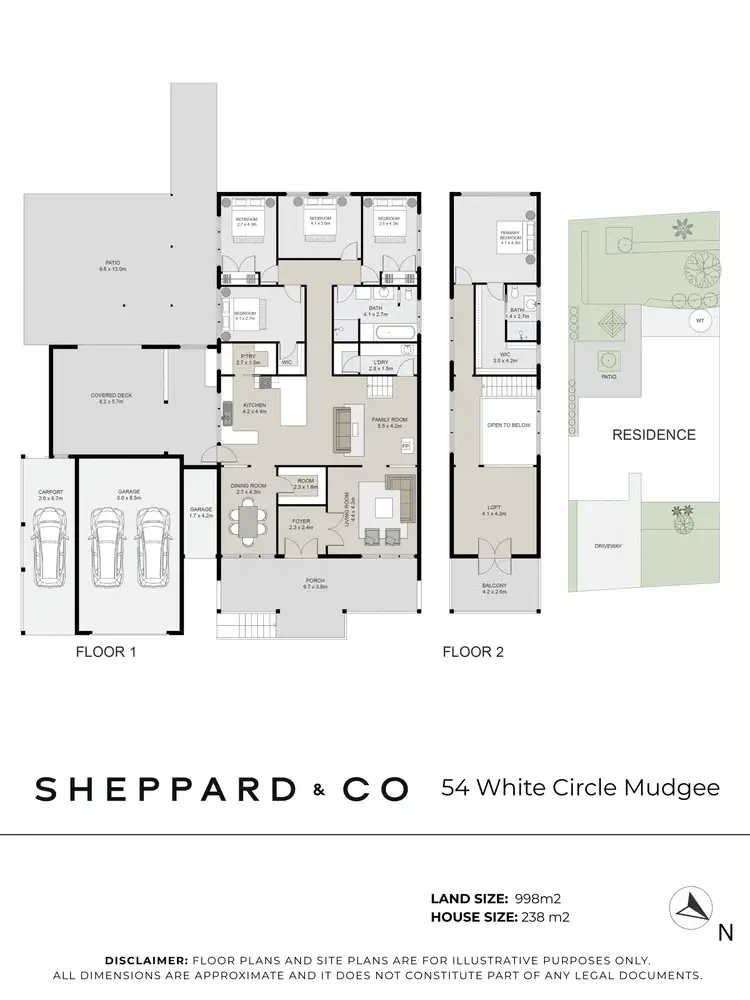Floorplan of Homely house listing, 54 White Circle, Mudgee NSW 2850