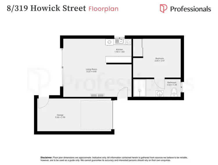Floorplan of Homely unit listing, 8/319 Howick Street, Bathurst NSW 2795