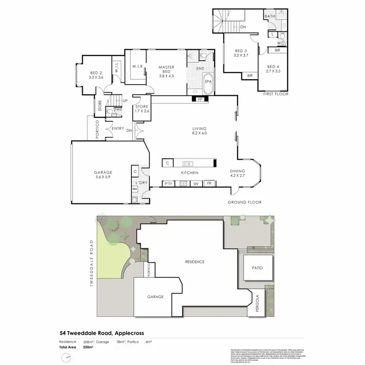 Floorplan of Homely house listing, 54 Tweeddale Road, Applecross WA 6153
