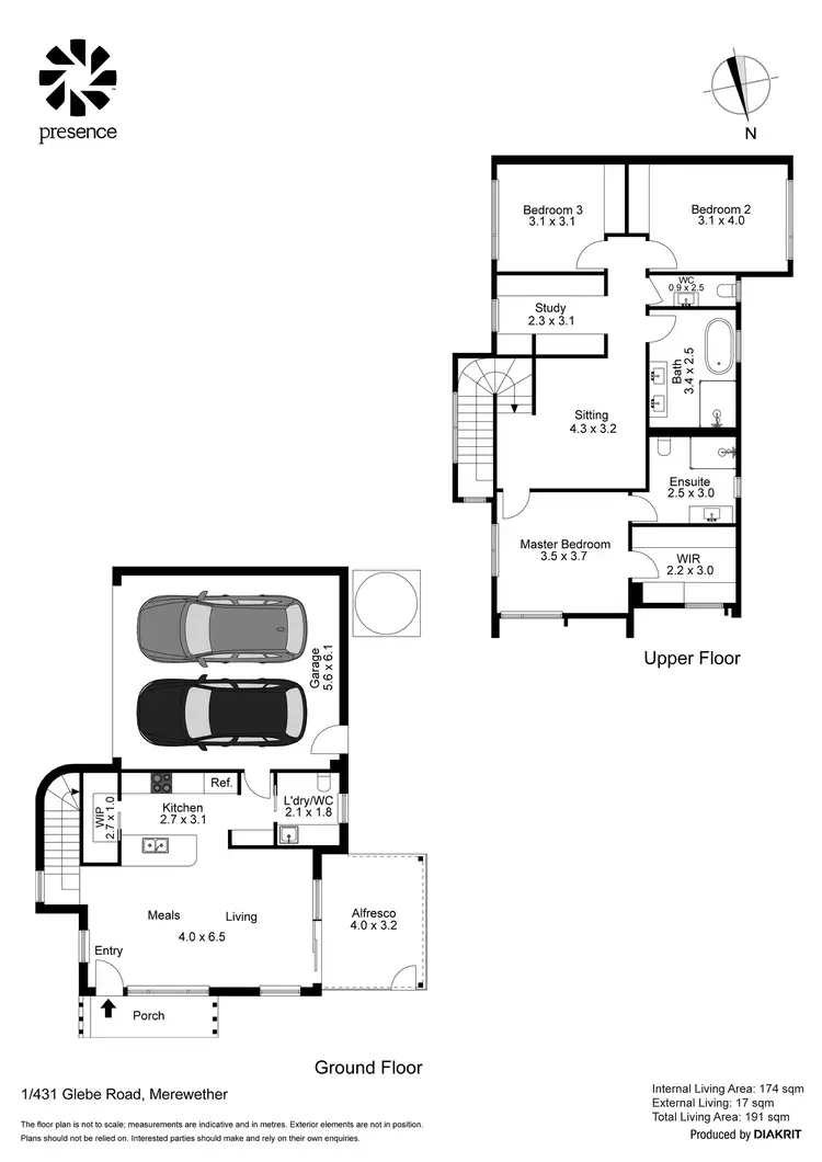 Floorplan of Homely townhouse listing, 1/431 Glebe Road, Merewether NSW 2291