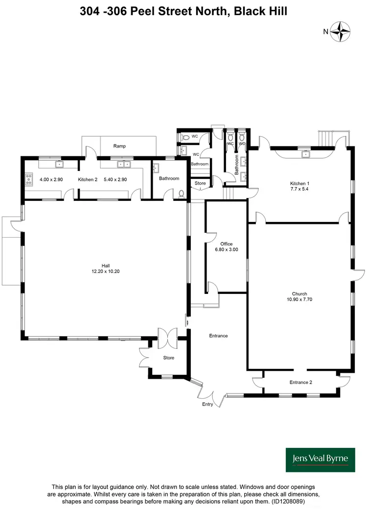 Floorplan of Homely other listing, 304-306 Peel Street North, Black Hill VIC 3350