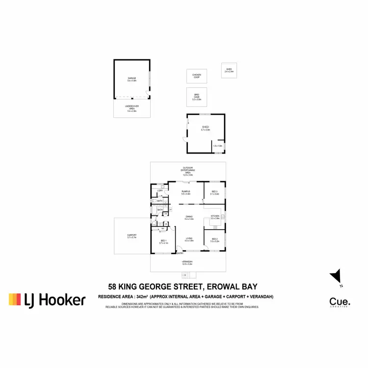 Floorplan of Homely house listing, 58 King George Street, Erowal Bay NSW 2540