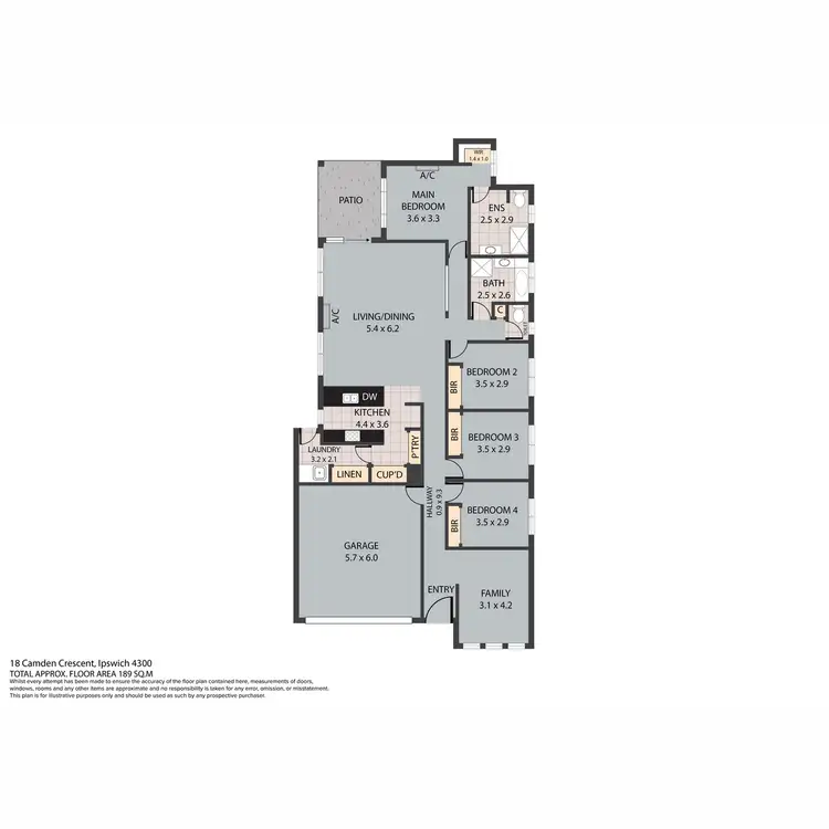 Floorplan of Homely house listing, 18 Camden Crescent, Spring Mountain QLD 4300