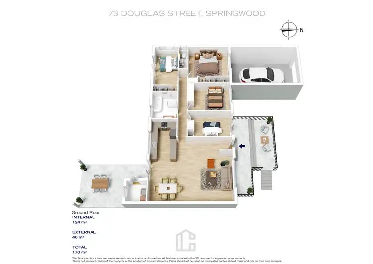 Floorplan of Homely house listing, 73 Douglas Street, Springwood NSW 2777