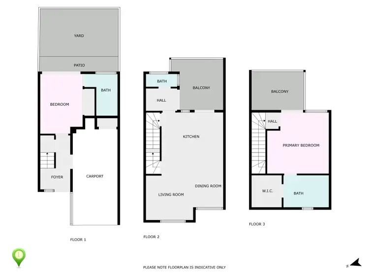 Floorplan of Homely townhouse listing, 20/10-12 Flinders Street, West Gladstone QLD 4680