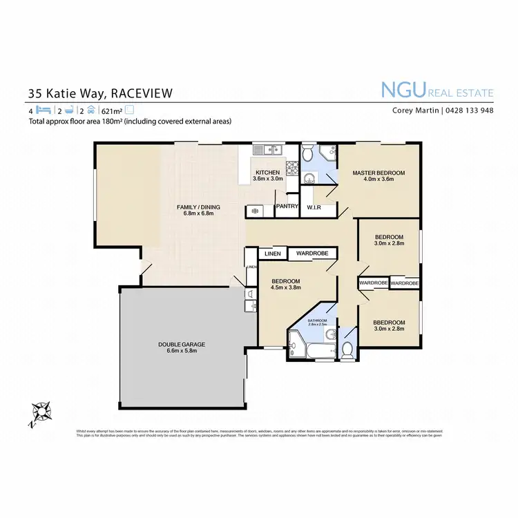 Floorplan of Homely house listing, 35 Katie Way, Raceview QLD 4305