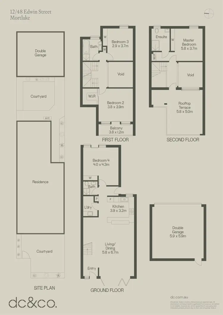 Floorplan of Homely townhouse listing, 12/48 Edwin Street, Mortlake NSW 2137