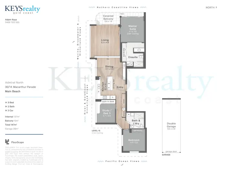 Floorplan of Homely apartment listing, 30/14 Macarthur Parade, Main Beach QLD 4217
