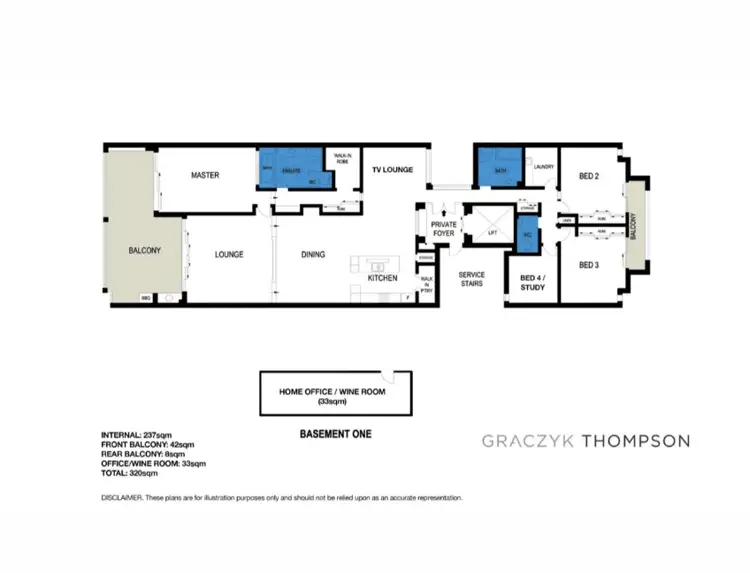 Floorplan of Homely apartment listing, 3/455 Adelaide Street, Brisbane City QLD 4000