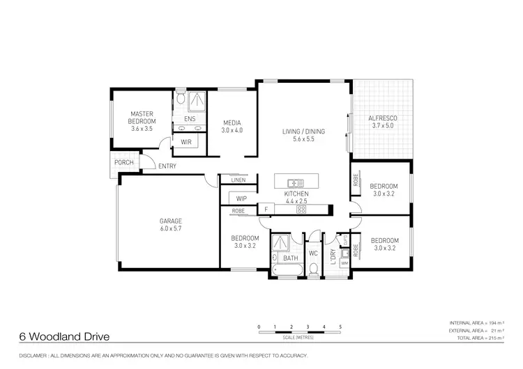 Floorplan of Homely house listing, 6 Woodland Drive, Southside QLD 4570