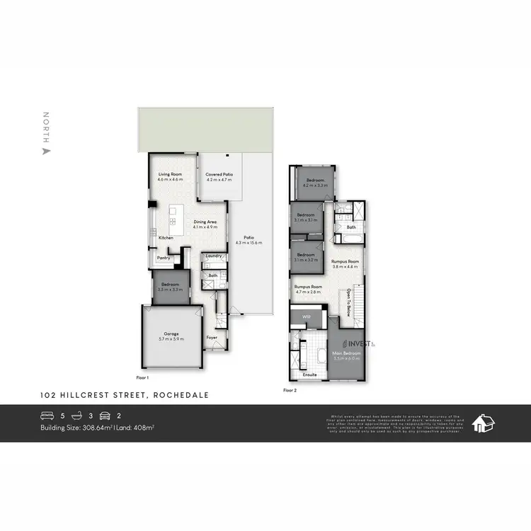 Floorplan of Homely house listing, 102 Hillcrest Street, Rochedale QLD 4123