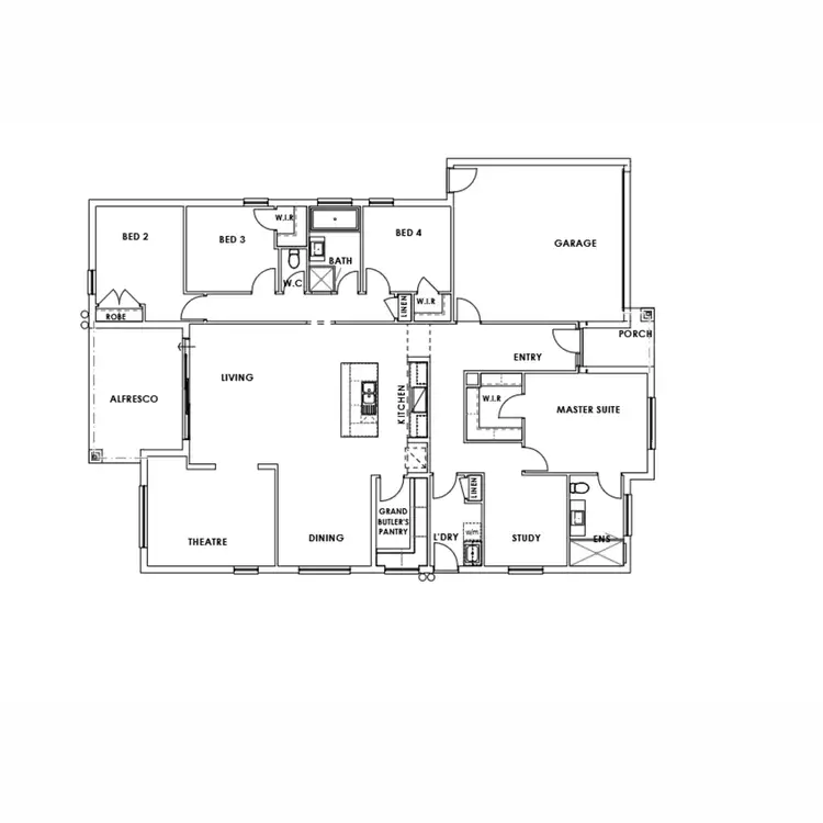 Floorplan of Homely house listing, 6 Urquhart Street, Mickleham VIC 3064