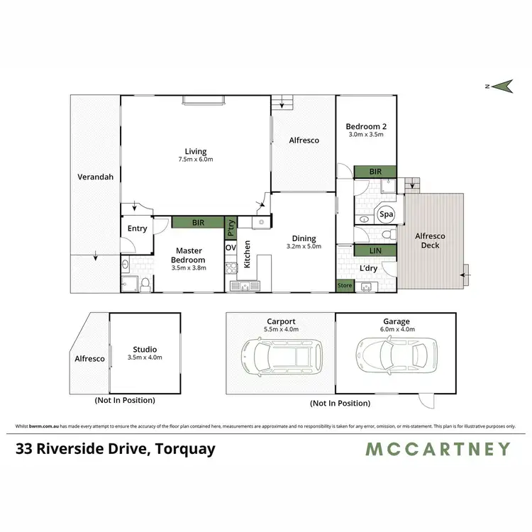 Floorplan of Homely house listing, 33 Riverside Drive, Torquay VIC 3228