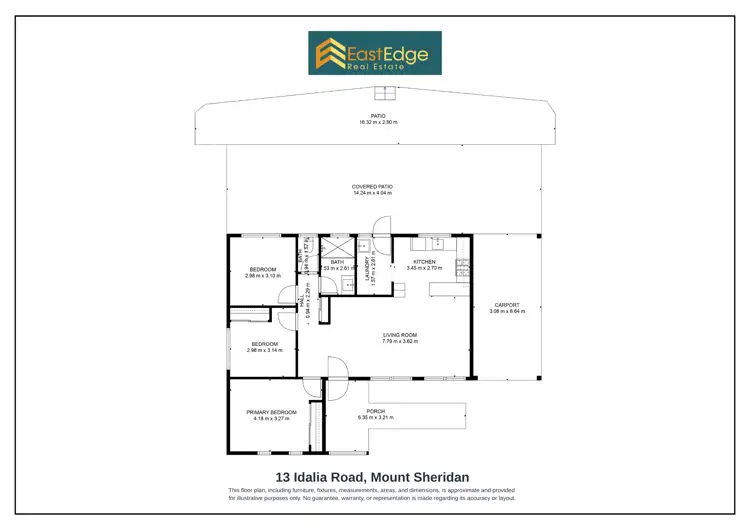 Floorplan of Homely house listing, 13 Idalia Road, Mount Sheridan QLD 4868