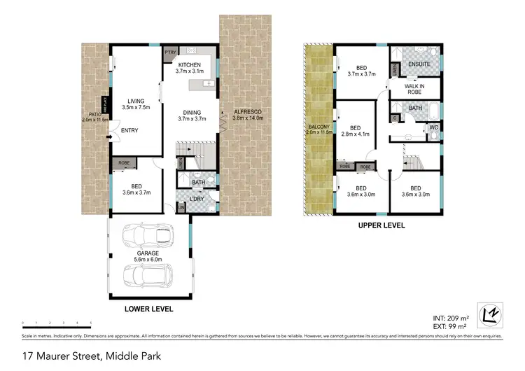 Floorplan of Homely house listing, 17 Maurer Street, Middle Park QLD 4074