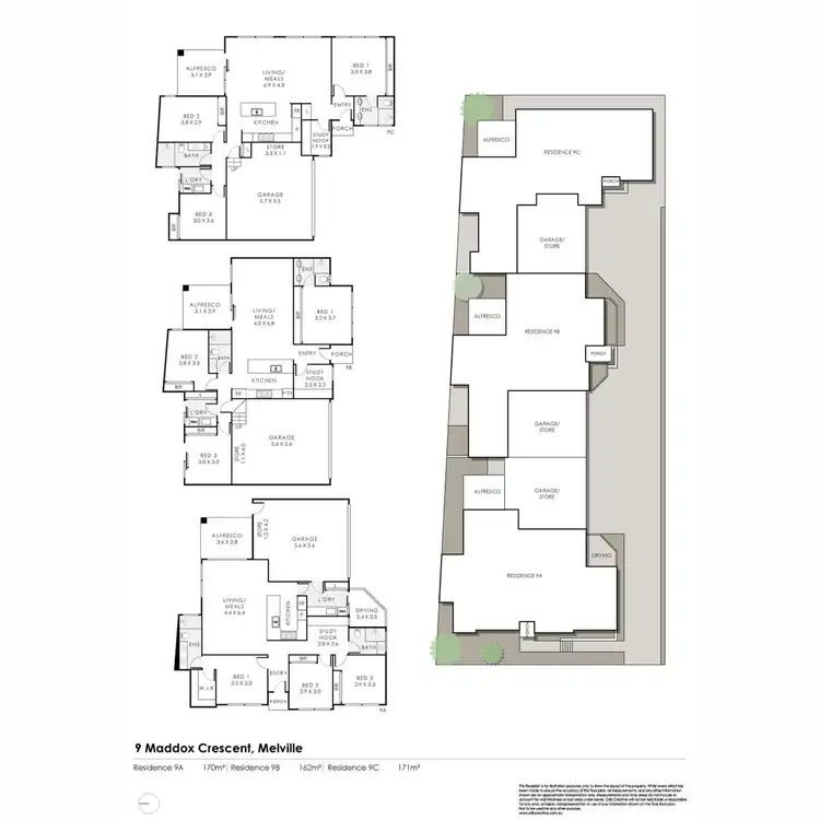 Floorplan of Homely house listing, 9c Maddox Crescent, Melville WA 6156