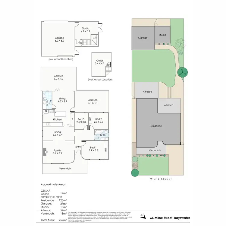 Floorplan of Homely house listing, 66 Milne Street, Bayswater WA 6053