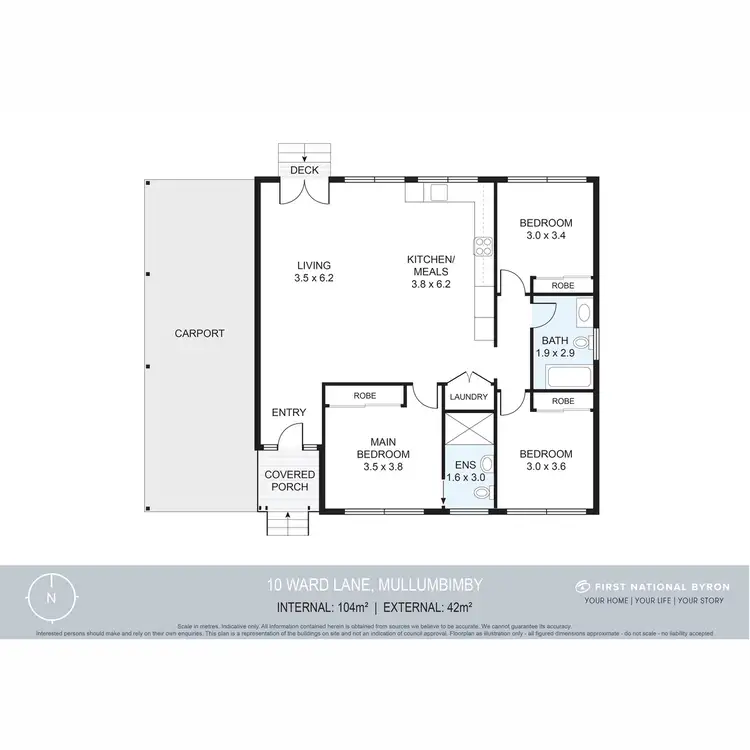 Floorplan of Homely house listing, 10 Ward Lane, Mullumbimby NSW 2482
