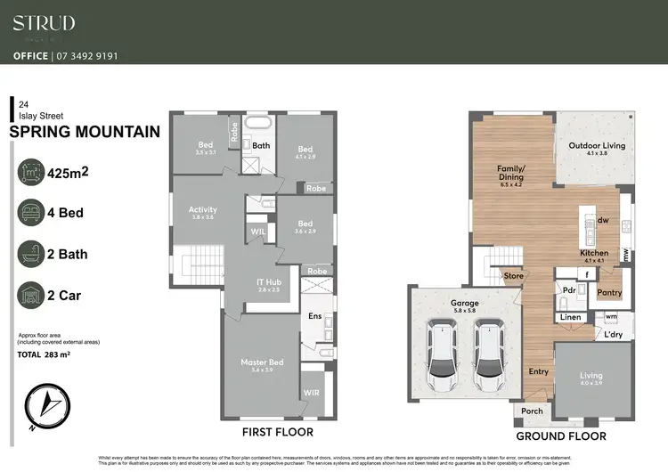 Floorplan of Homely house listing, 24 Islay Street, Spring Mountain QLD 4300
