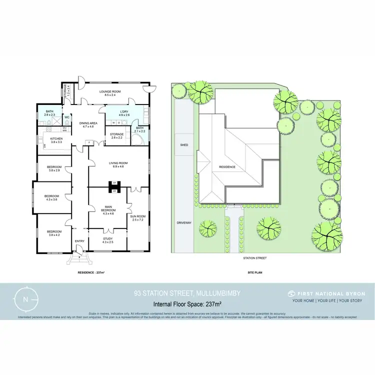 Floorplan of Homely house listing, 93 Station Street, Mullumbimby NSW 2482
