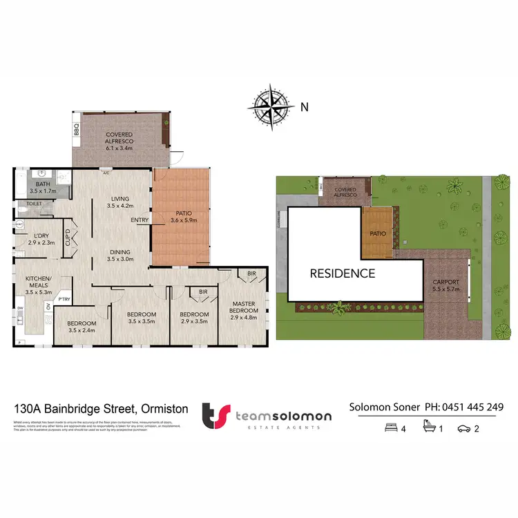 Floorplan of Homely house listing, 130a Bainbridge Street, Ormiston QLD 4160