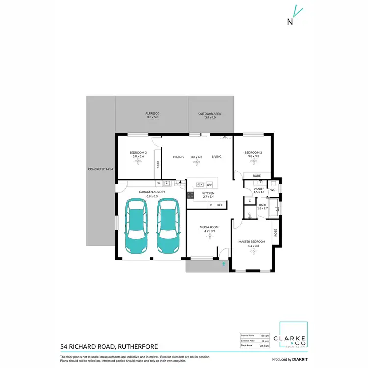 Floorplan of Homely house listing, 54 Richard Road, Rutherford NSW 2320