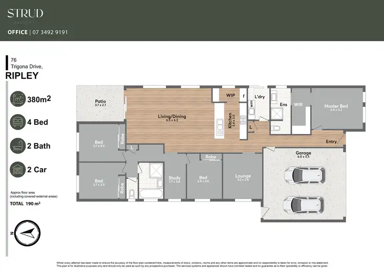 Floorplan of Homely house listing, 76 Trigona Drive, Ripley QLD 4306