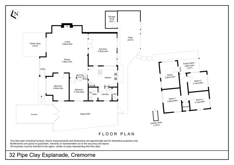 Floorplan of Homely house listing, 32 Pipe Clay Esplanande, Cremorne TAS 7024