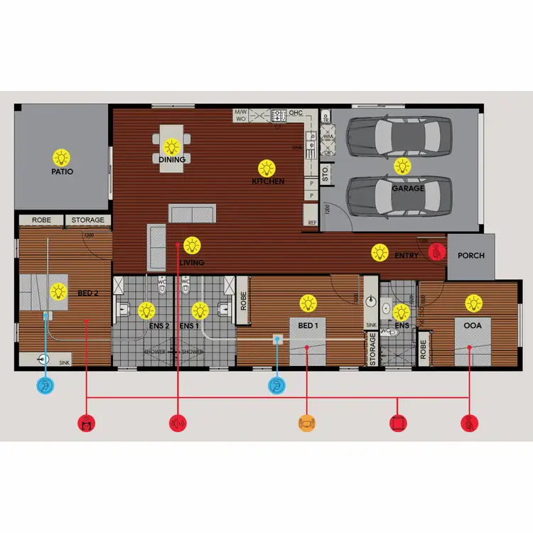 Floorplan of Homely house listing, 33 Tasman Circuit, Burdell QLD 4818