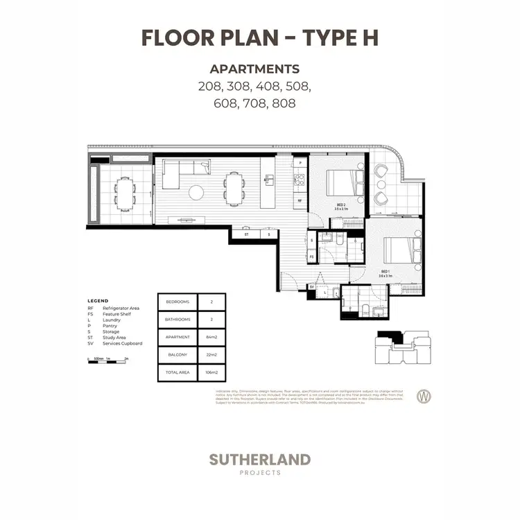 Floorplan of Homely apartment listing, Address available on request