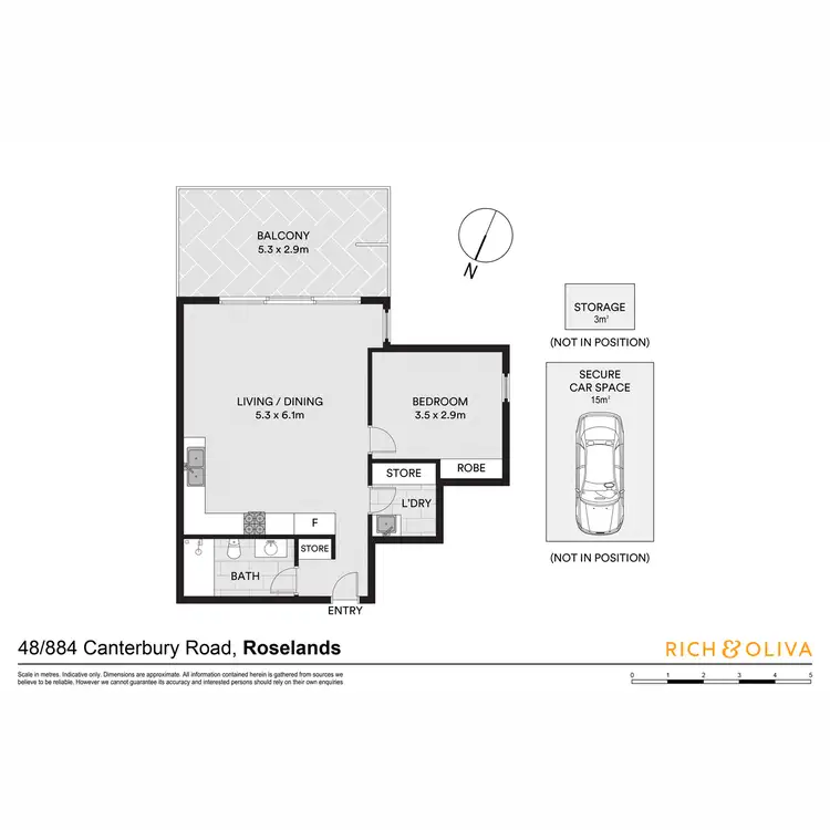 Floorplan of Homely apartment listing, 48/884 Canterbury Road, Roselands NSW 2196