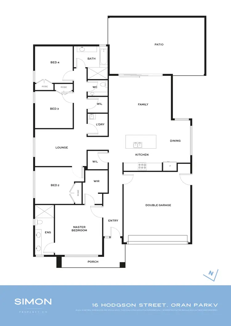 Floorplan of Homely house listing, 16 Hodgson Street, Oran Park NSW 2570