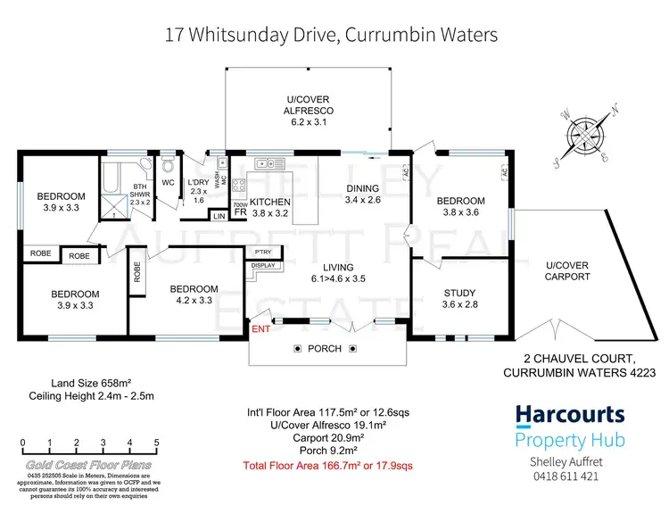 Floorplan of Homely house listing, 17 Whitsunday Drive, Currumbin Waters QLD 4223