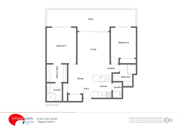 Floorplan of Homely unit listing, 3/33 Loder Street, Biggera Waters QLD 4216