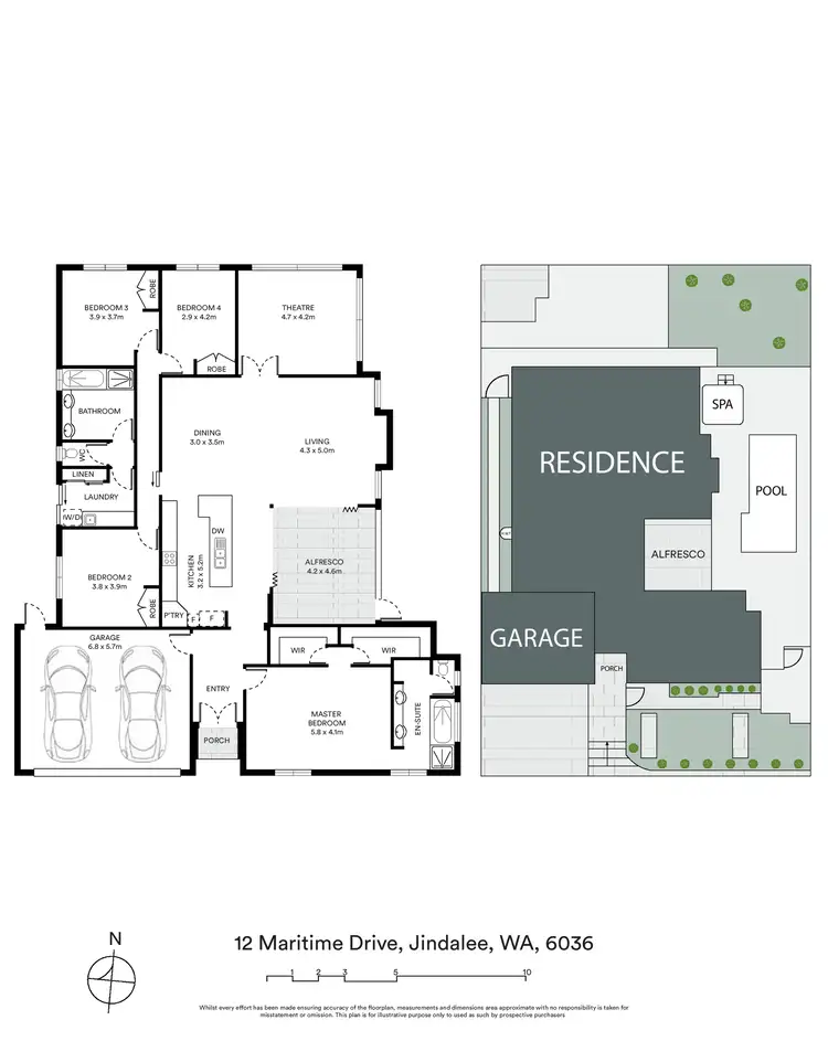 Floorplan of Homely house listing, 12 Maritime Drive, Jindalee WA 6036