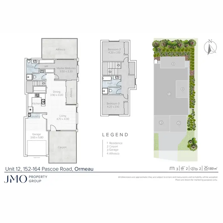 Floorplan of Homely townhouse listing, 12/152-164 Pascoe Road, Ormeau QLD 4208