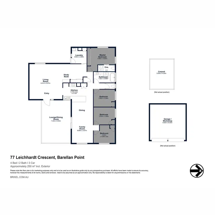 Floorplan of Homely house listing, 77 Leichhardt Crescent, Barellan Point QLD 4306