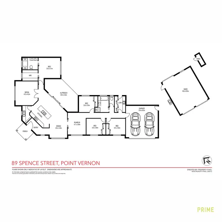 Floorplan of Homely house listing, 89 Spence Street, Point Vernon QLD 4655