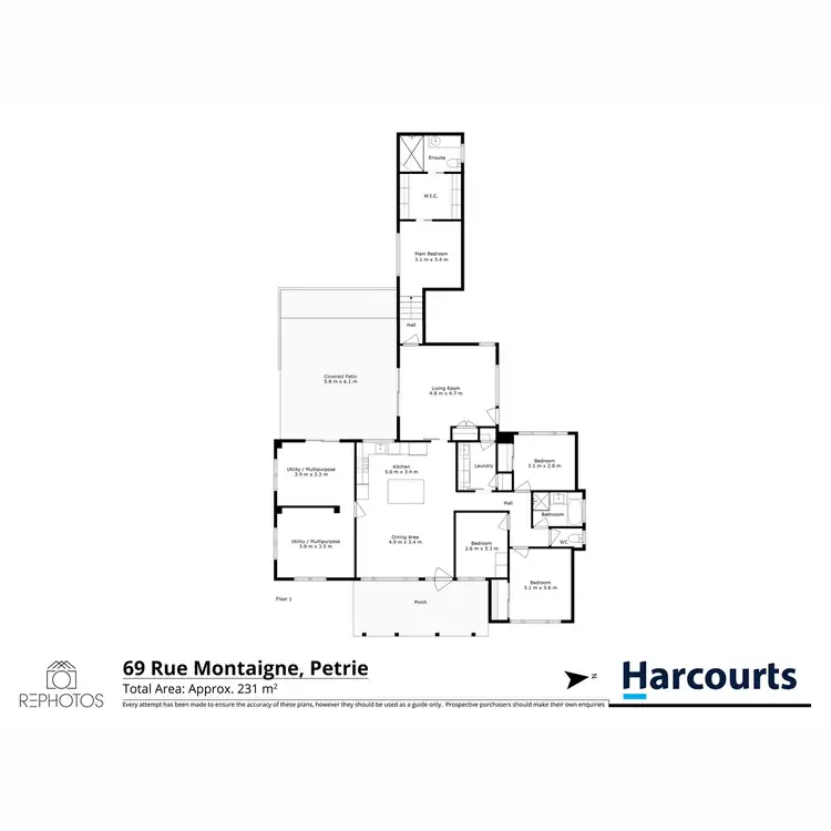 Floorplan of Homely house listing, 69 Rue Montaigne, Petrie QLD 4502