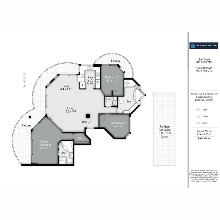 Floorplan of Homely apartment listing, 27E/3 Second Avenue, Burleigh Heads QLD 4220
