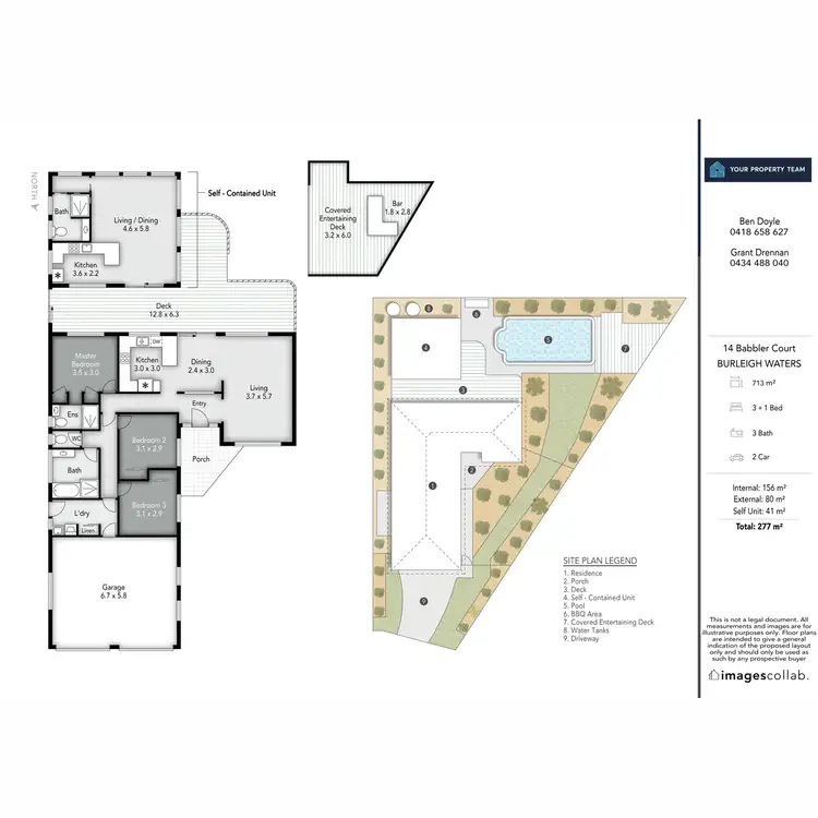 Floorplan of Homely house listing, 14 Babbler Court, Burleigh Waters QLD 4220