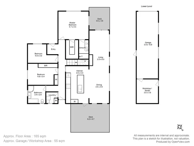 Floorplan of Homely house listing, 38 Begonia Street, Lindisfarne TAS 7015
