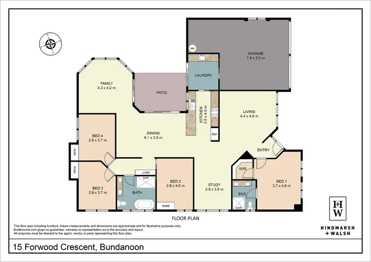 Floorplan of Homely house listing, 15 Forwood Crescent, Bundanoon NSW 2578