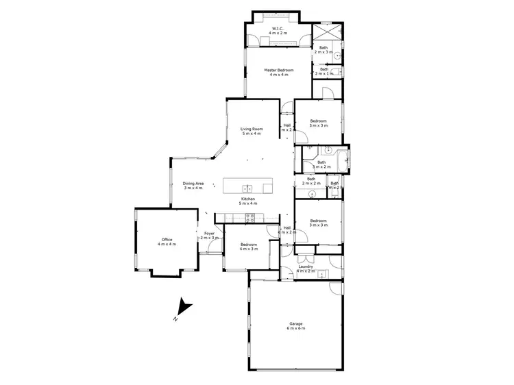 Floorplan of Homely house listing, 12 Linderberg Street, Kalkie QLD 4670