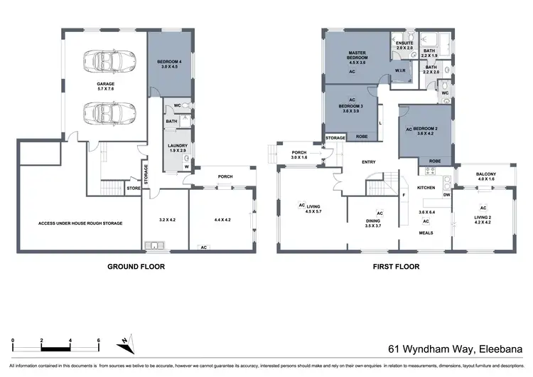 Floorplan of Homely house listing, 61 Wyndham Way, Eleebana NSW 2282