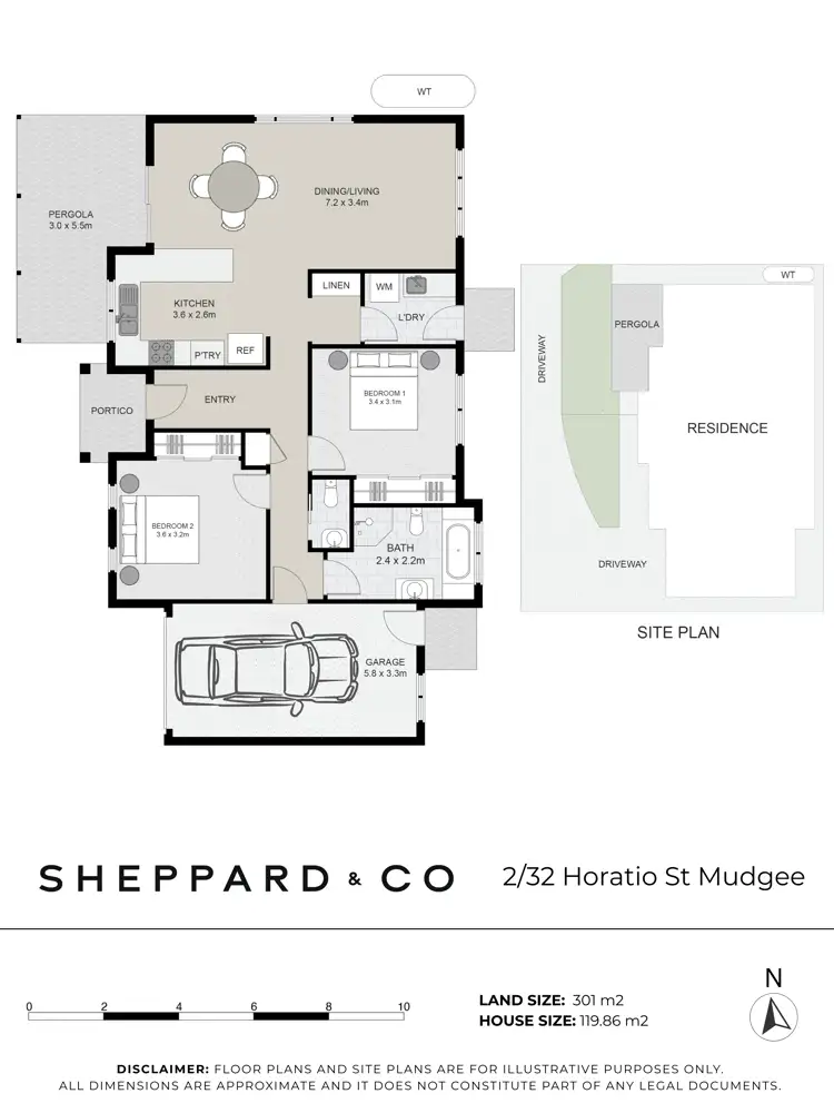 Floorplan of Homely unit listing, 2/32 Horatio Street, Mudgee NSW 2850