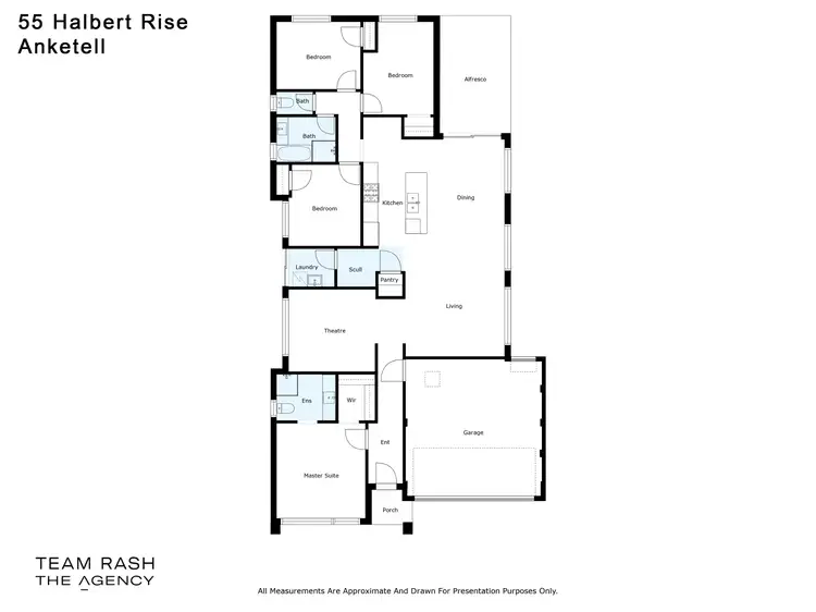 Floorplan of Homely house listing, 55 Halbert Rise, Anketell WA 6167