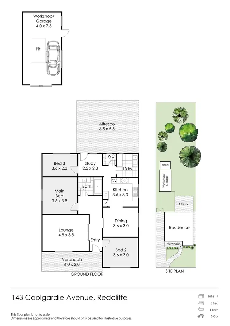 Floorplan of Homely house listing, 143 Coolgardie Avenue, Redcliffe WA 6104
