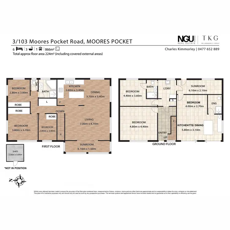 Floorplan of Homely house listing, 3/103 Moores Pocket Road, Moores Pocket QLD 4305