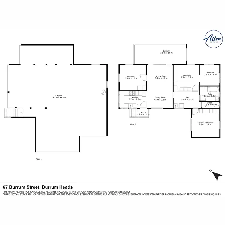 Floorplan of Homely house listing, 67 Burrum Street, Burrum Heads QLD 4659